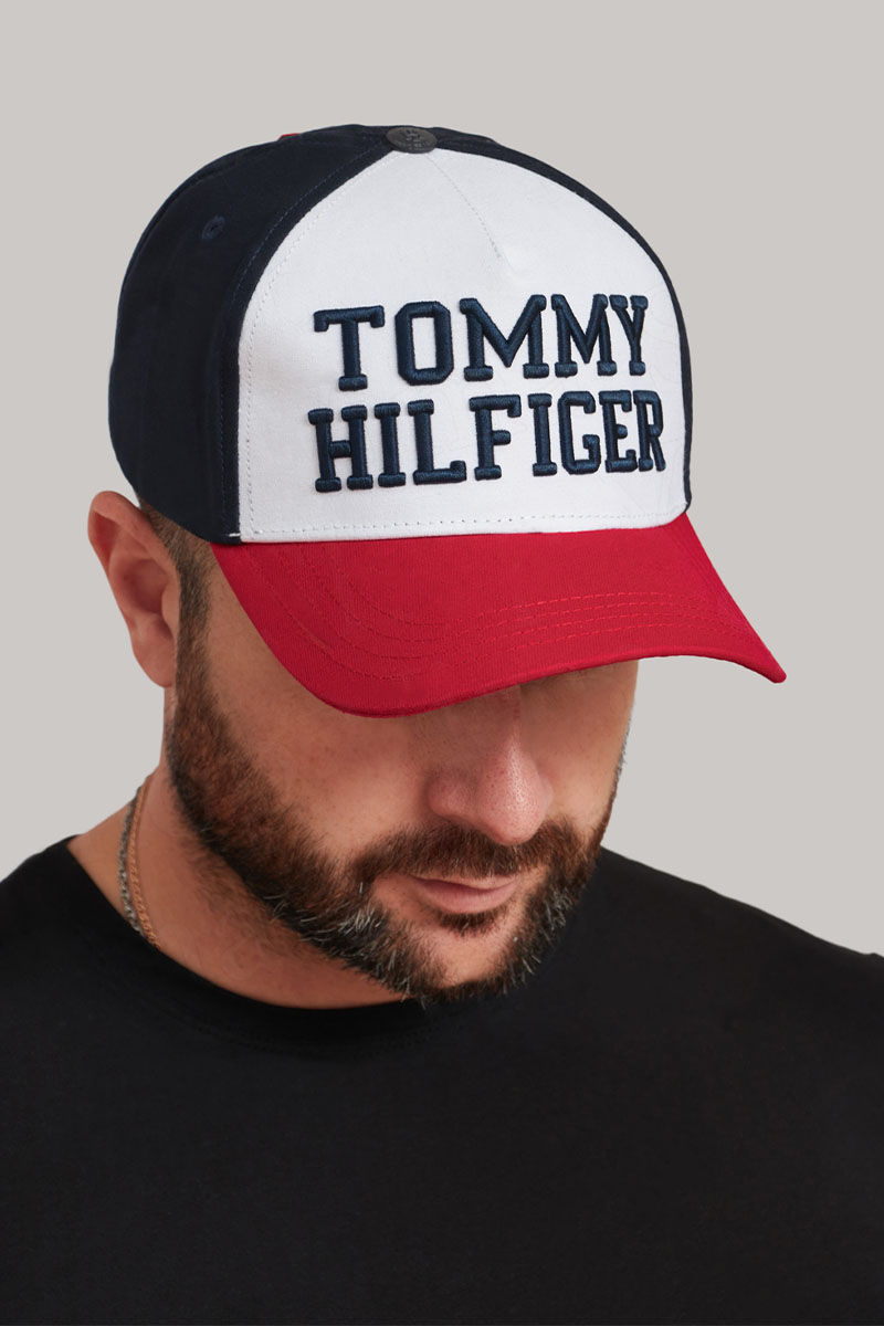 Tommy Hilfiger Мужская белая бейсболка logo-embroidered