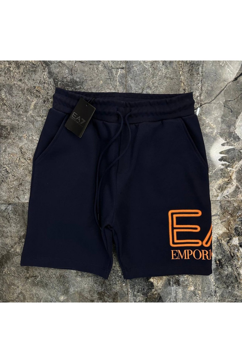 Emporio Armani EA7 Мужские синие шорты 