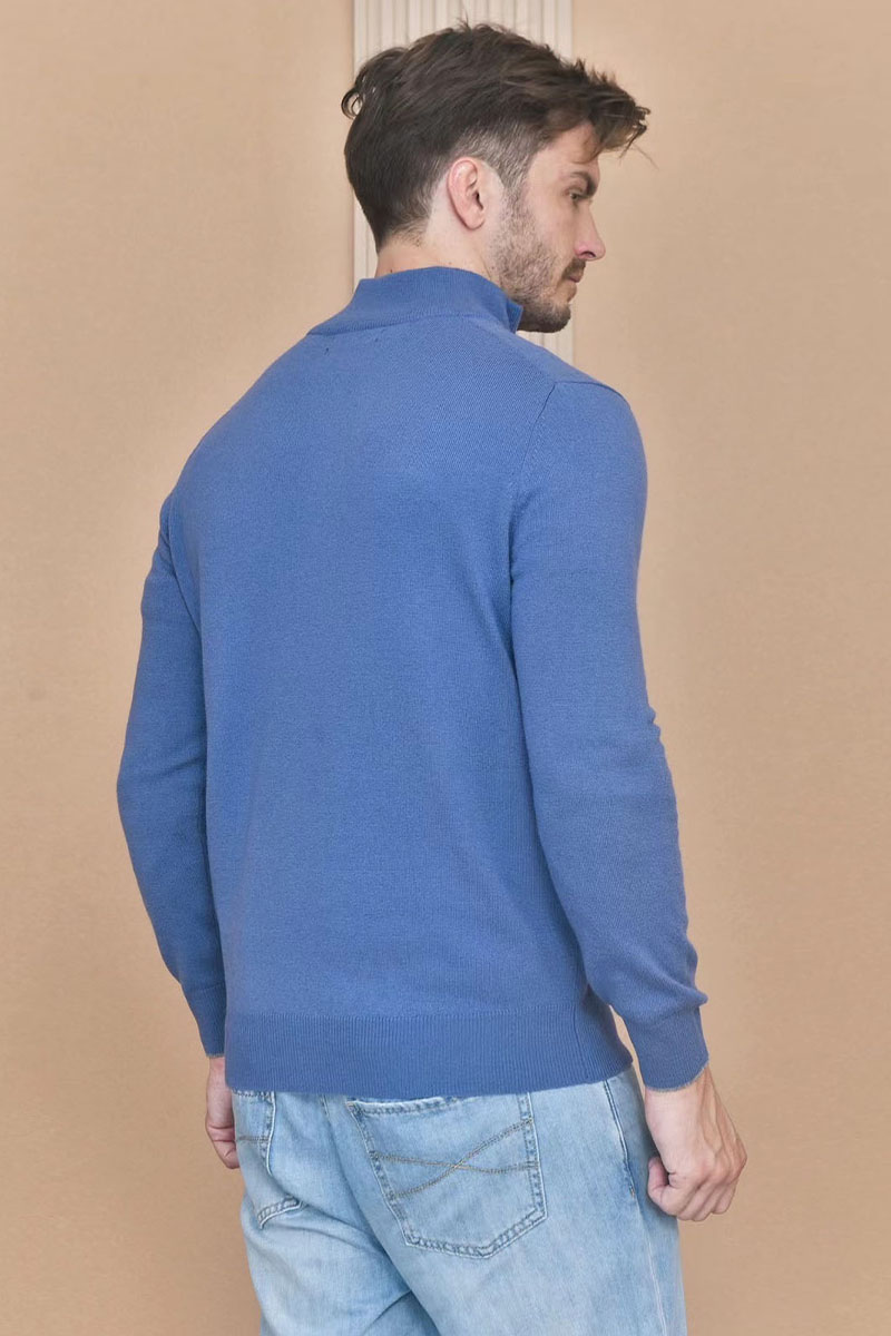 Designer Кашемировый свитер Premium - Lake Blue