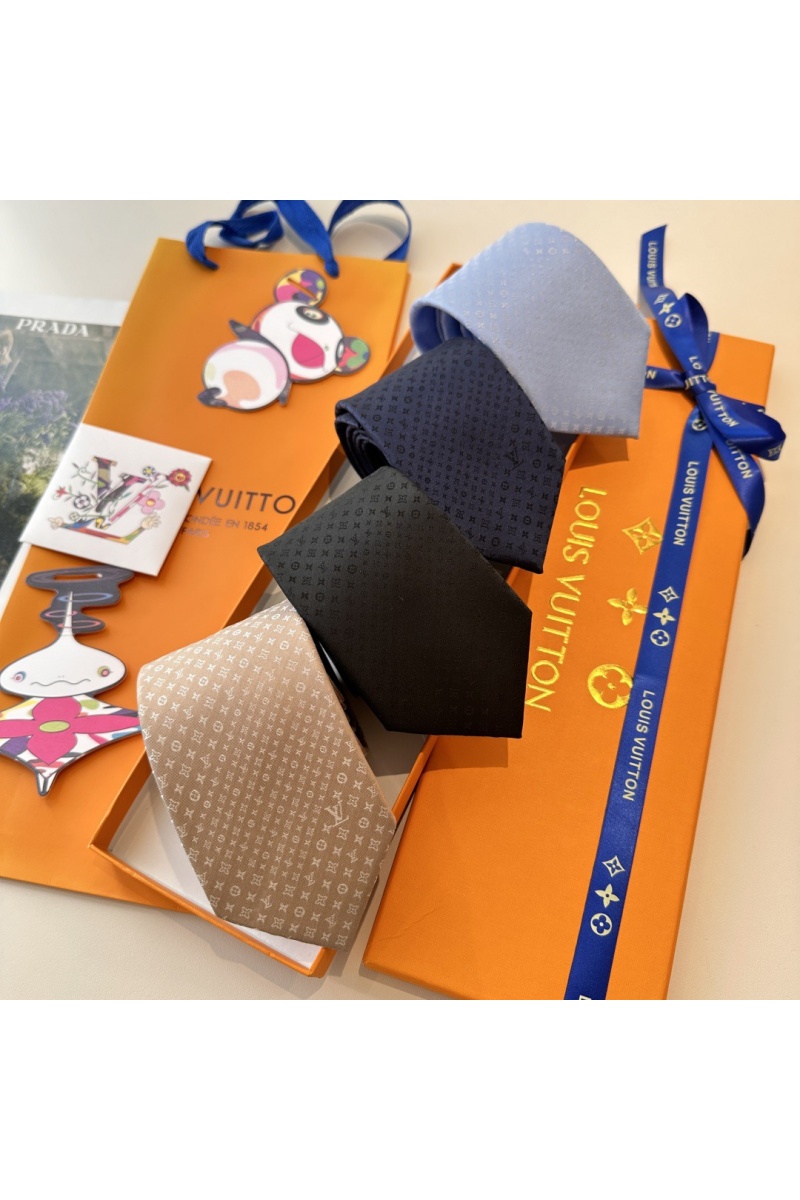 Lоuis Vuittоn Галстук Monogram premium - Black