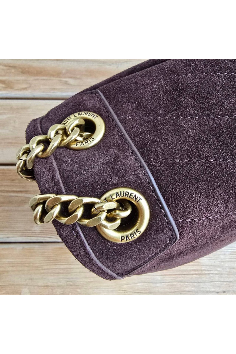 Yves Saint Laurent Замшевая сумка 22x15 см