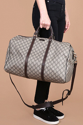 Дорожная сумка GG Supreme Medium Carry On Duffle 50x25 см (2 расцветки)