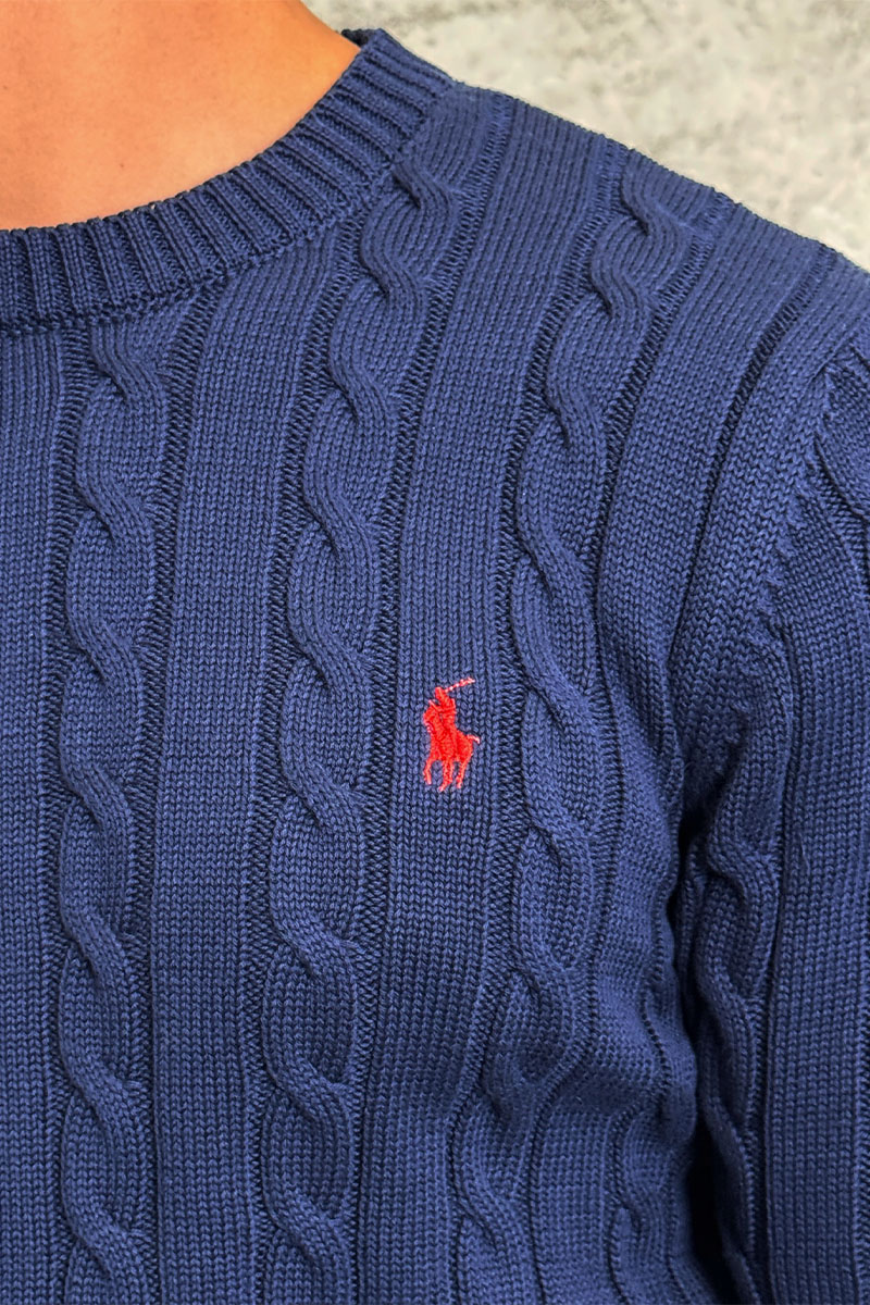 Polo Ralph Lauren Мужской свитер cable-knit - Navy