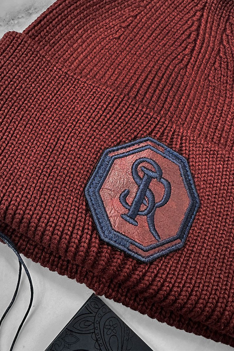 Stеfаnо Riссi Шапка logo-embroidered - Burgundy