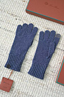 Кашемировые перчатки premium - Light Blue