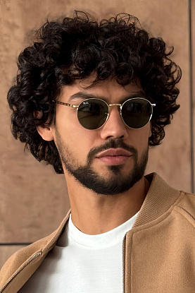 Солнцезащитные очки New Round - Green