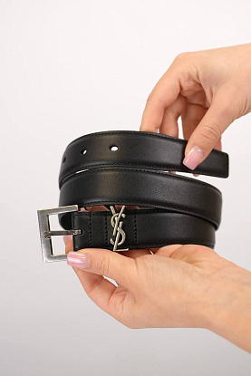 Кожаный ремень Cassandre (ширина 3 см, длина 80 / 85 см)