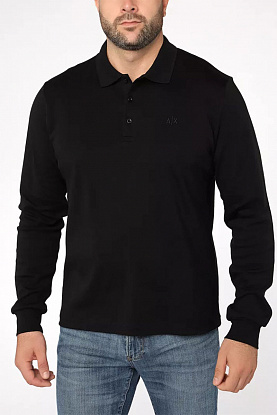 Поло с длинным рукавом logo-embroidered