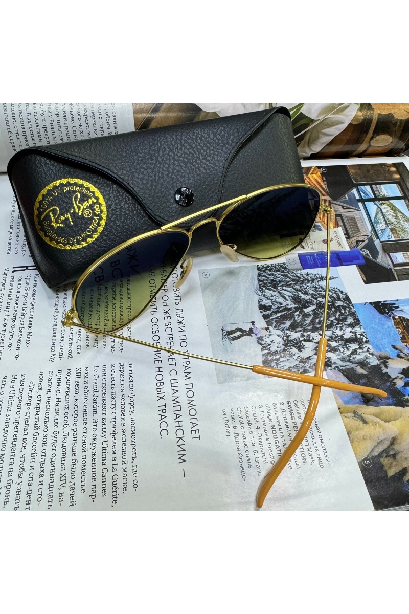 Ray Ban Солнцезащитные очки Aviator Large Metal
