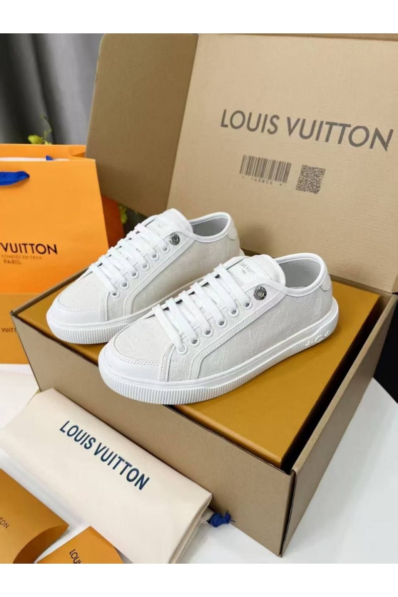 Lоuis Vuittоn Женские комбинированные кеды Premium - White