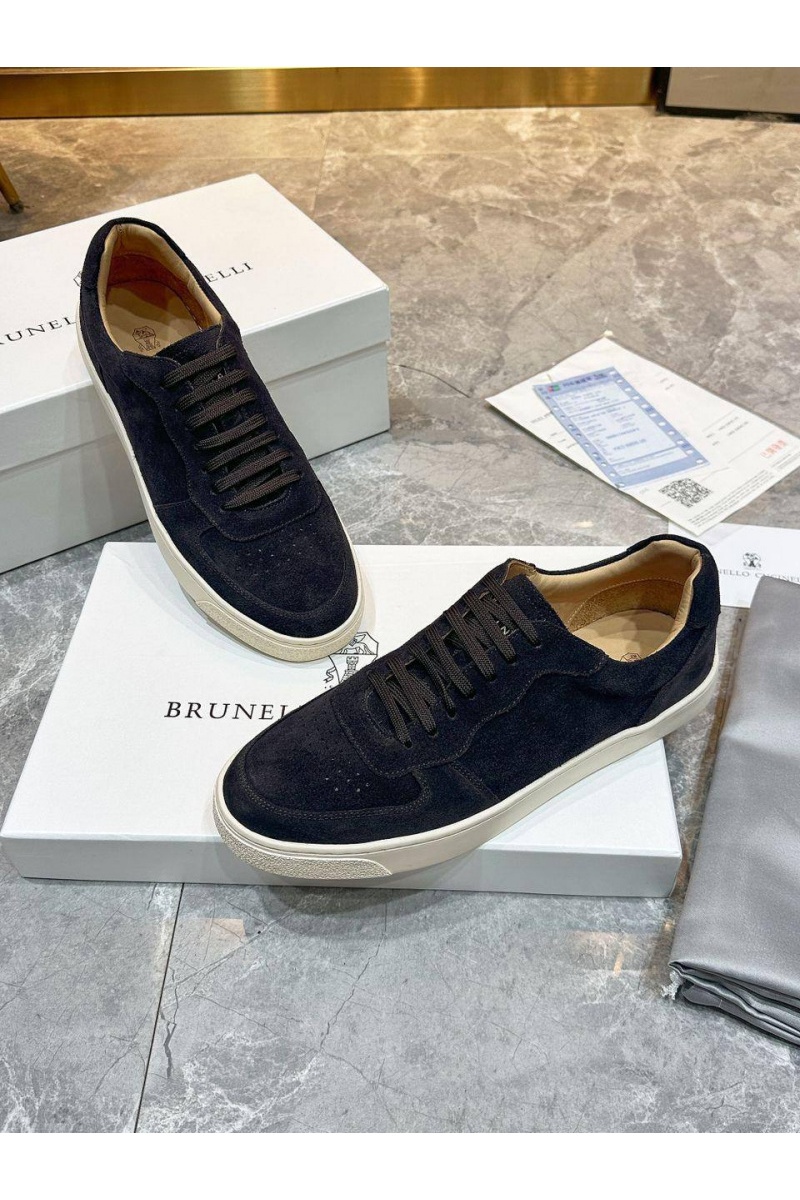 Designer Мужские замшевые кроссовки - Black Currant