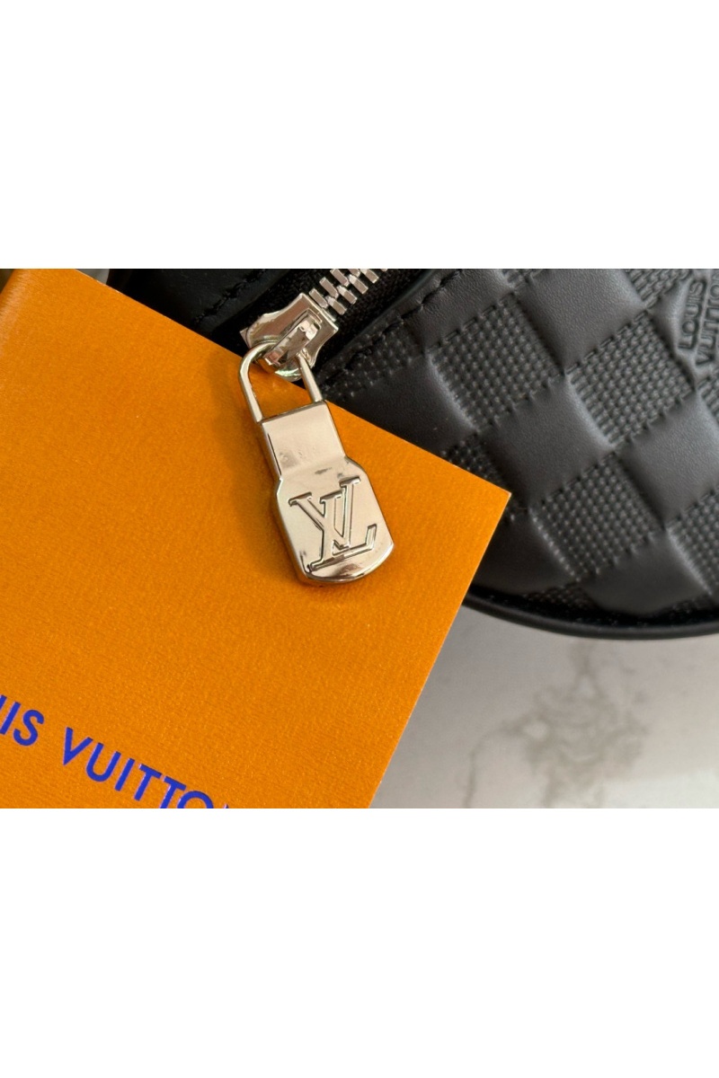 Lоuis Vuittоn Кожаная сумка на пояс Damier Infini Premium 26x13x7 см