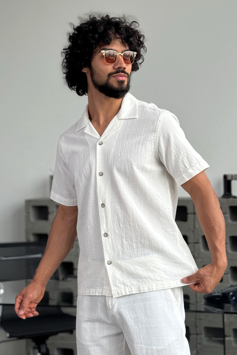 Loro Piana Мужской костюм белого цвета