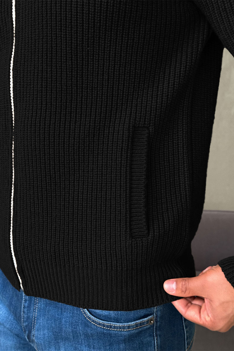 Zegna Свитер на молнии Premium - Black