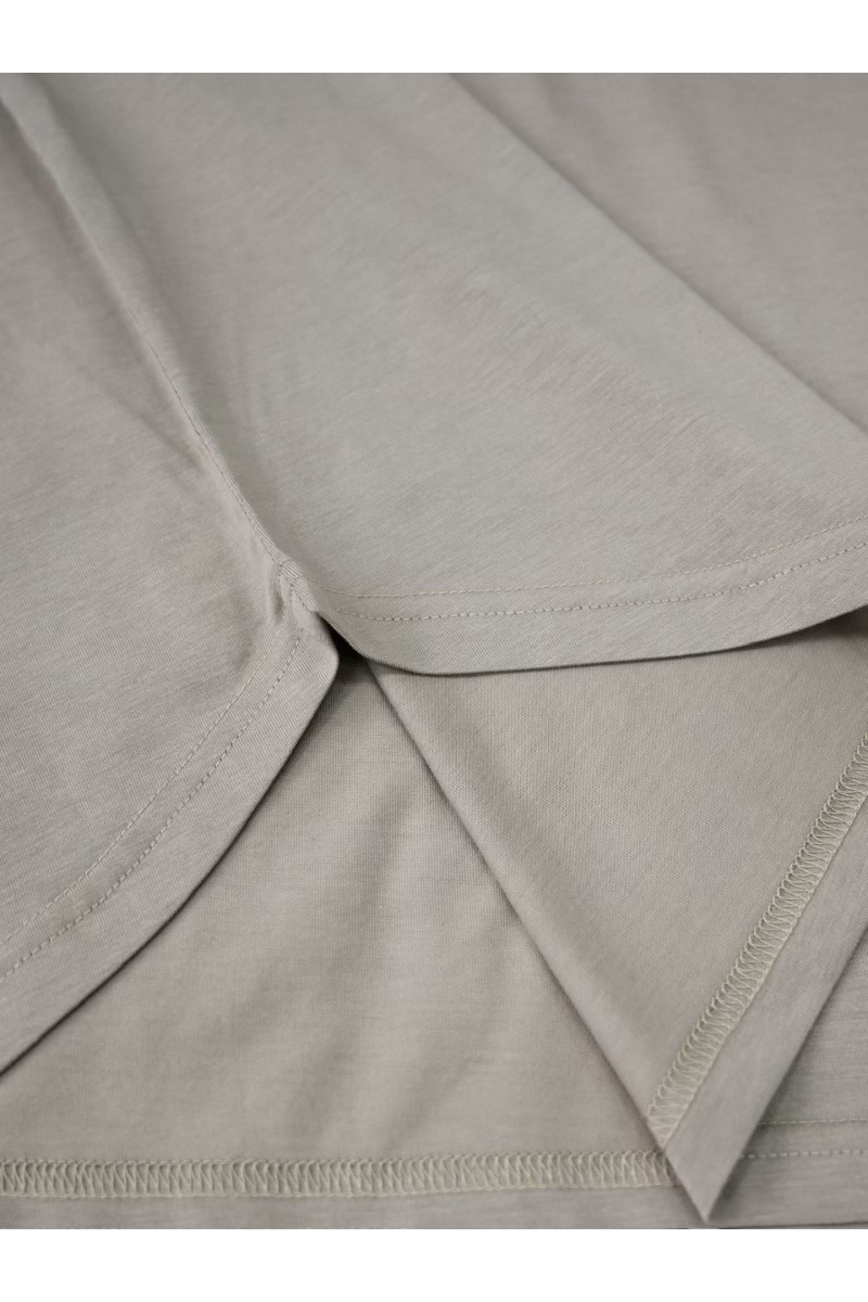 Loro Piana Мужская бежевая футболка  premium