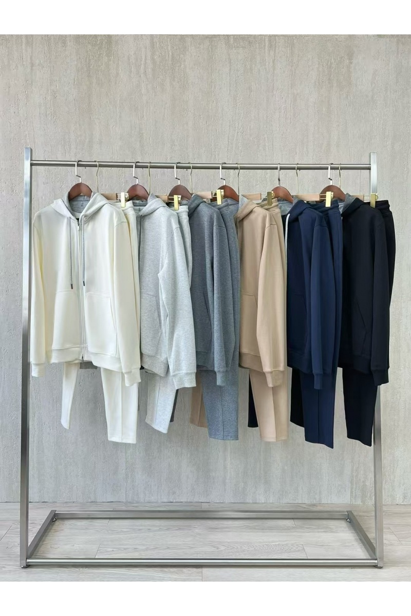 Designer Кофта на молнии Premium - Light Grey