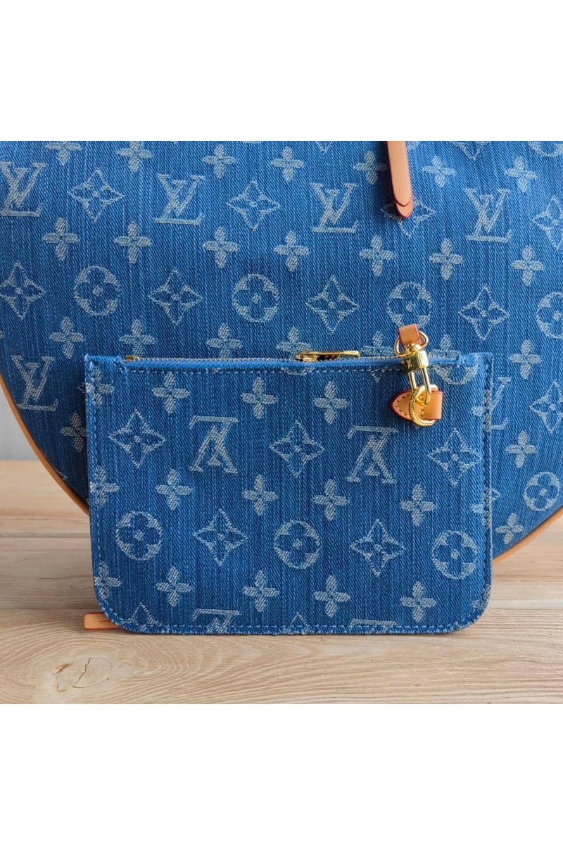 Lоuis Vuittоn Женская сумка Loop Hobo Monogram Jeans 35x25 см