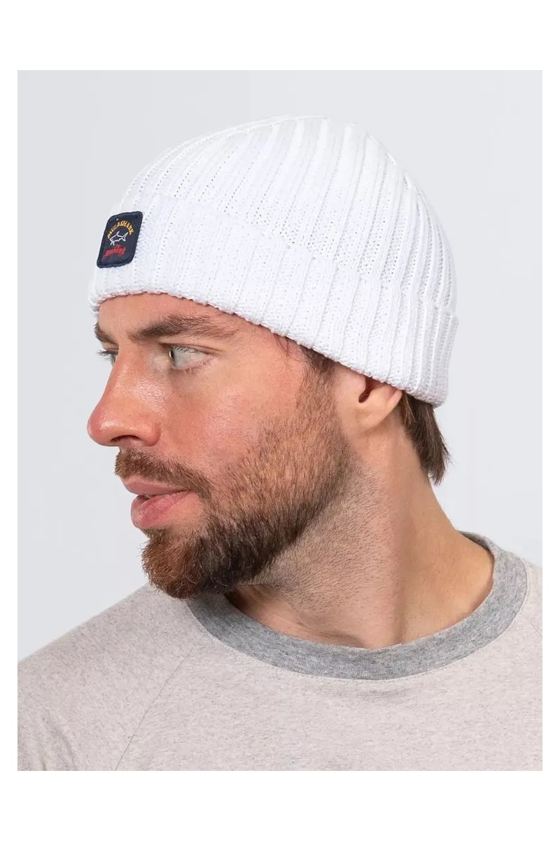 Paul & Shark Шапка logo-badge - White