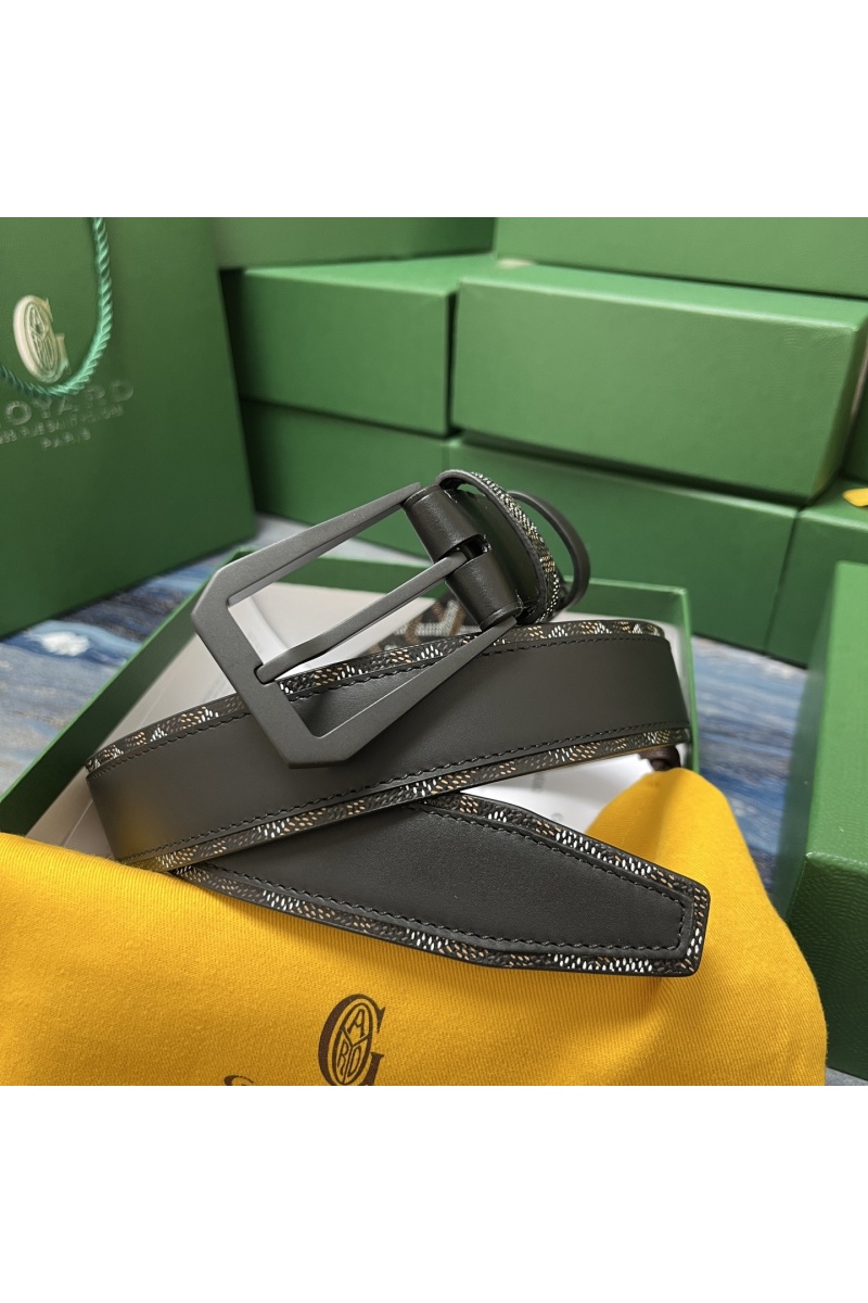 Designer Clothing Кожаный ремень Goyard Honore Goyardine premium