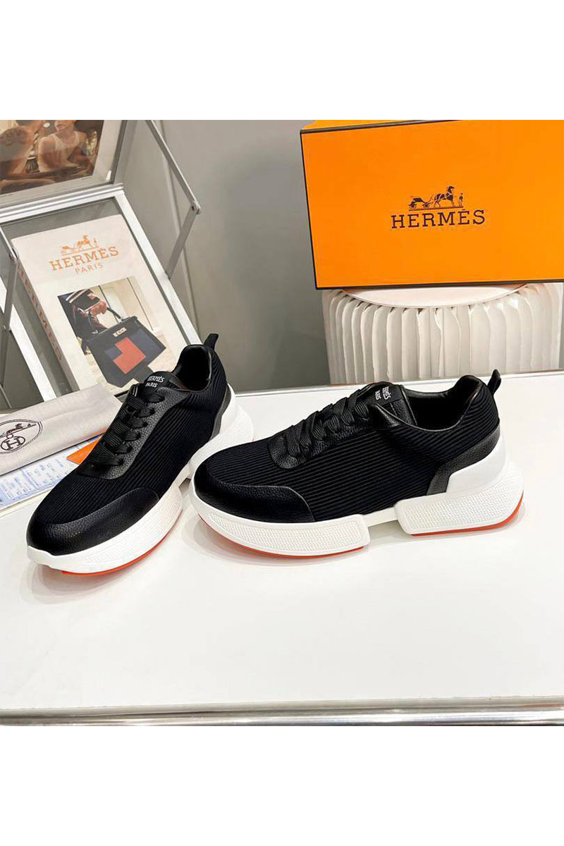 Hermes Мужские кроссовки Drift - Black / White