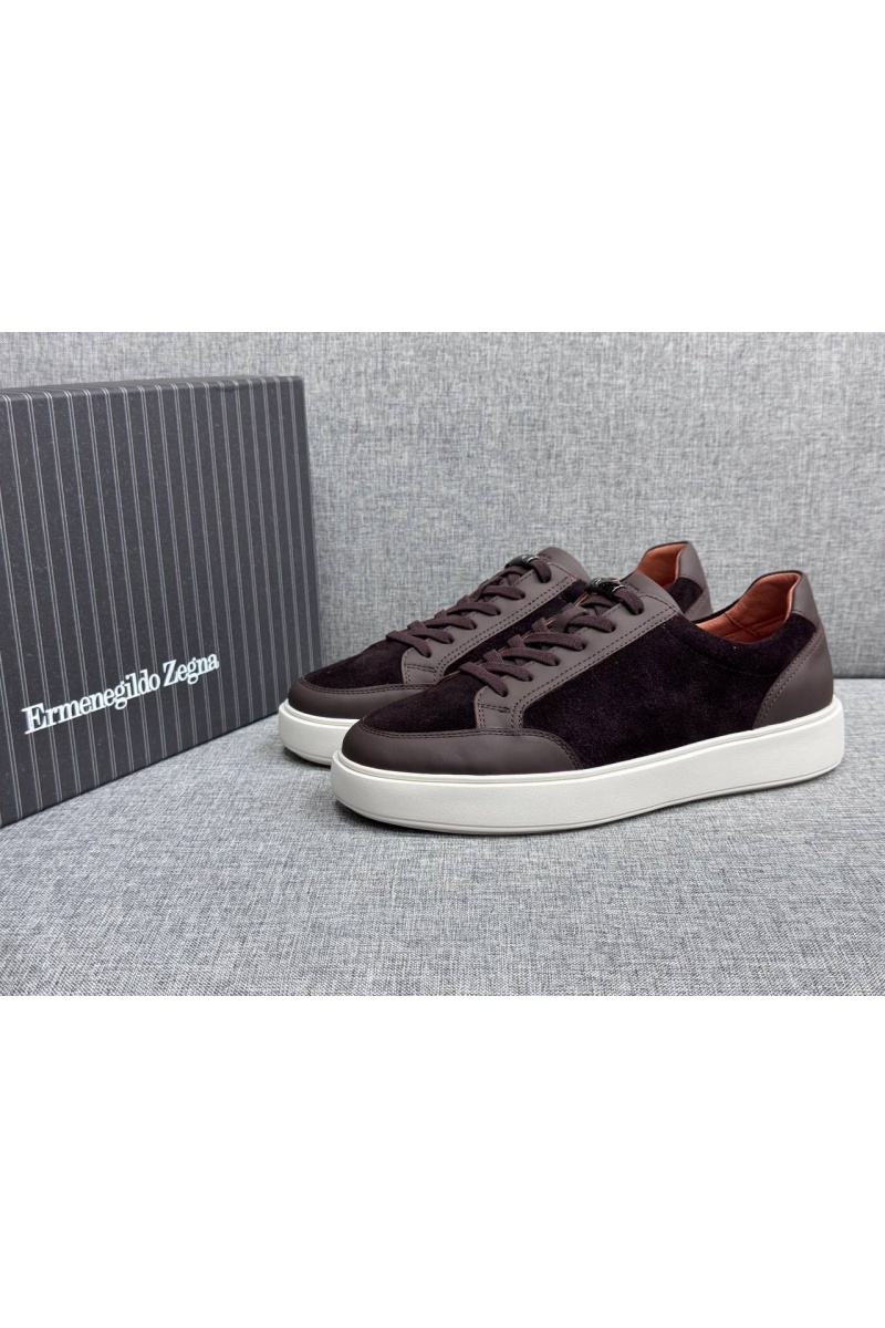 Zegna Комбинированные кроссовки 