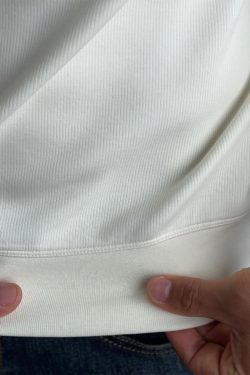 Prada Мужской белый свитшот logo-embroidered