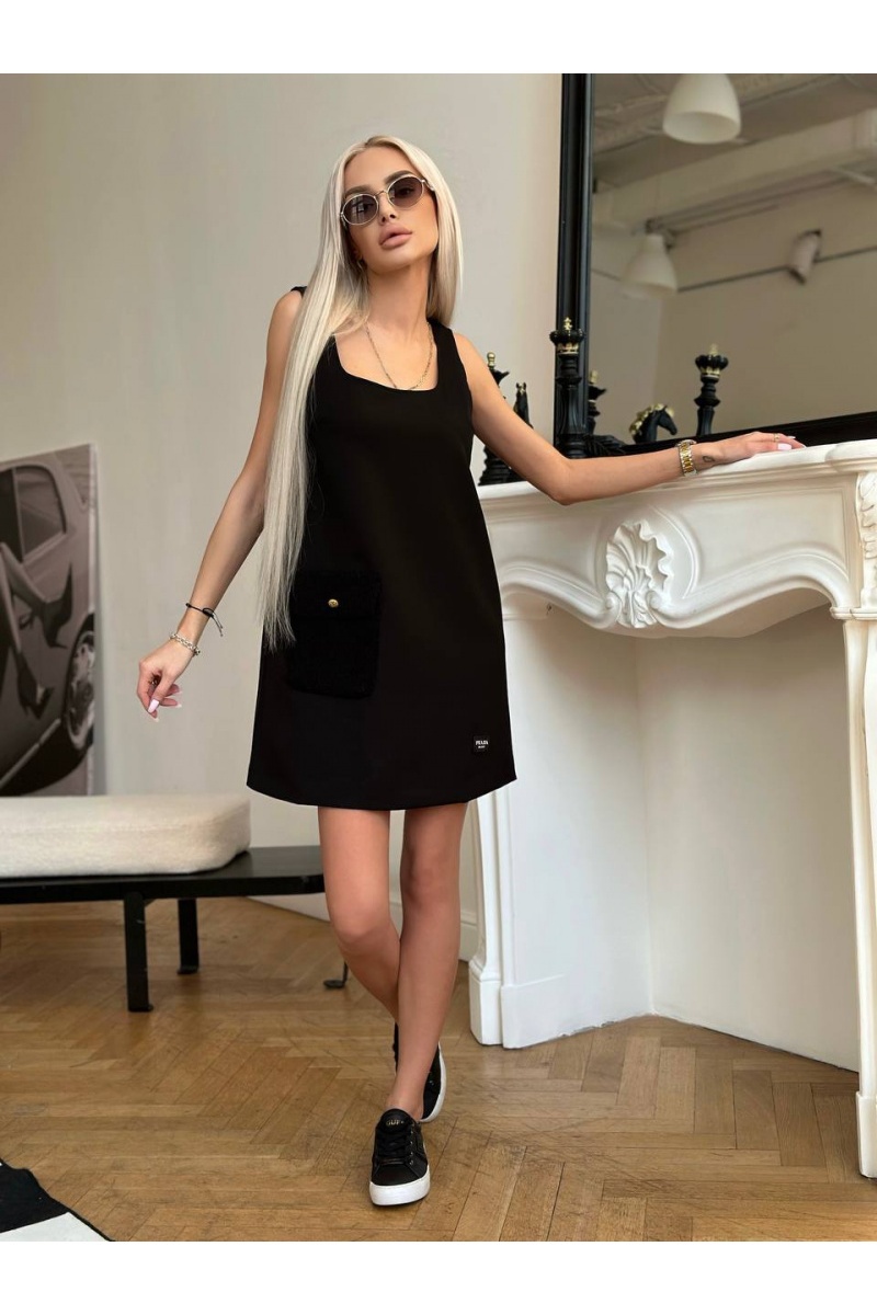 Prada Женские платье чёрного цвета