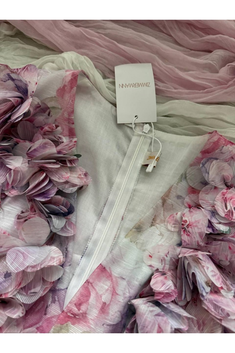 Zimmermann Женское платье Zimmermann flower print - Pink