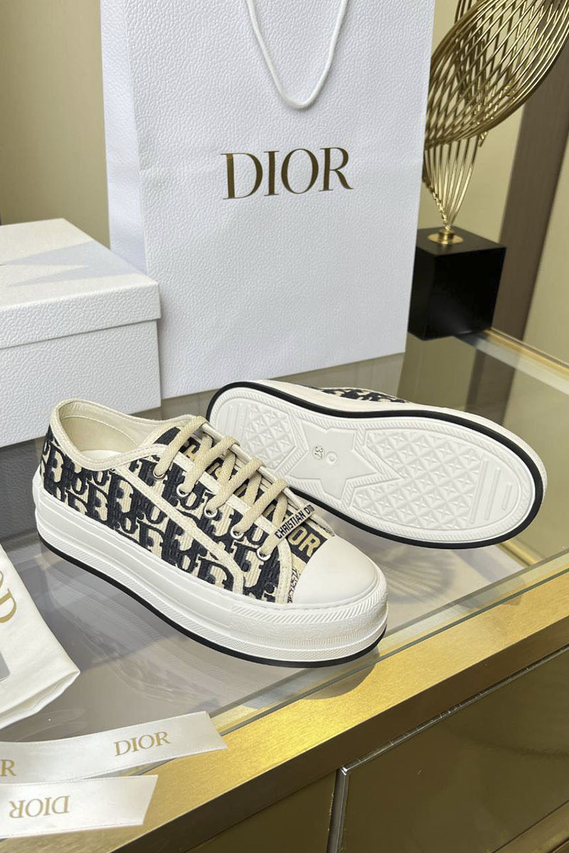 Dior Женские кеды на платформе Walk'n' premium