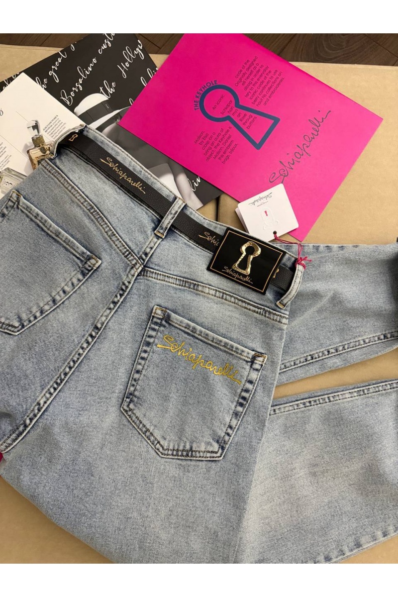 Schiaparelli Женские синие джинсы premium