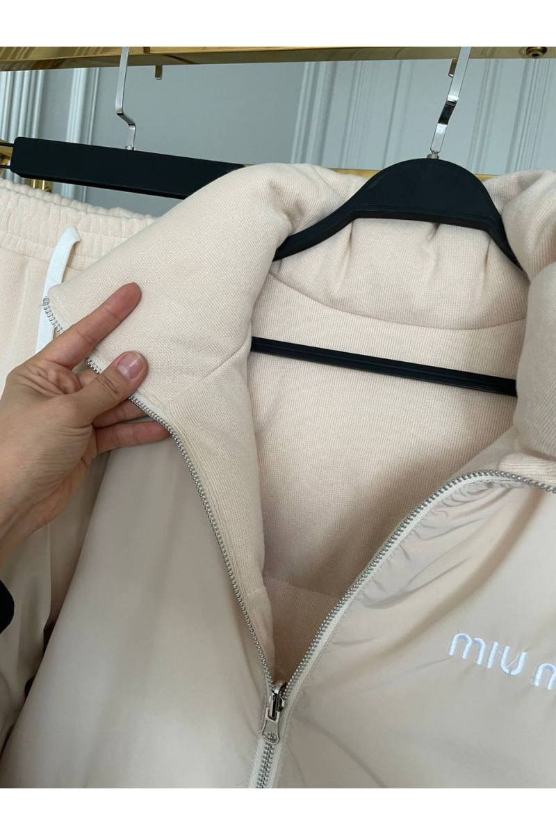 MIU MIU Женский бежевый костюм тройка Premium