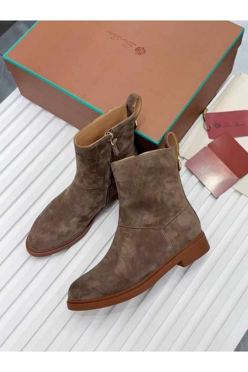 Loro Piana Женские замшевые сапоги premium
