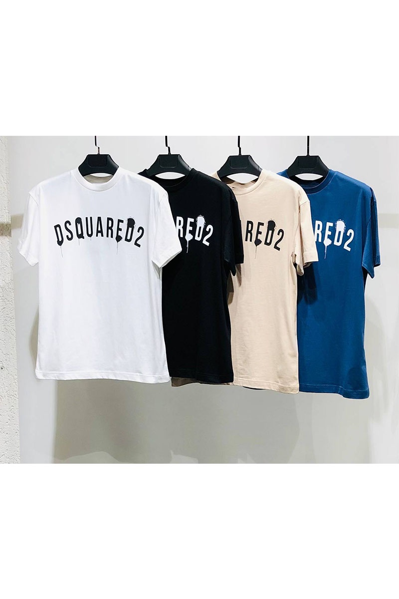 Dsquared2 Бежевая оверсайз футболка