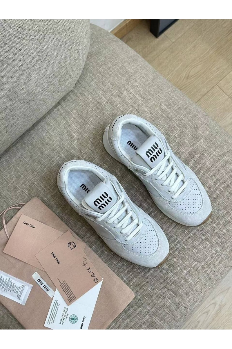 MIU MIU Женские кроссовки Premium - Grey