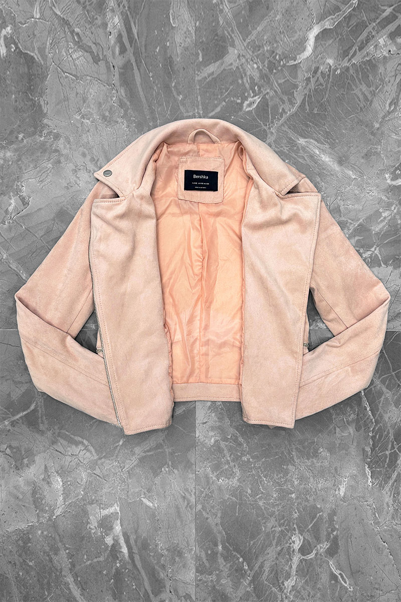 Designer Clothing Женская куртка Bershka персикового цвета