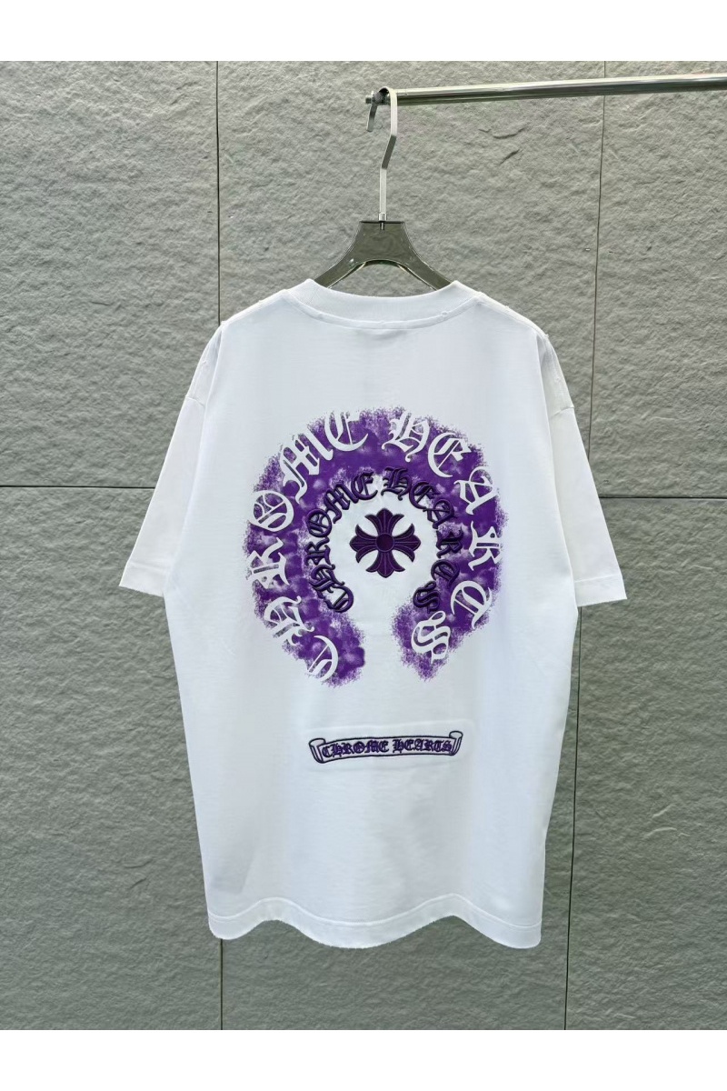 Chrome Hearts Белая оверсайз футболка premium