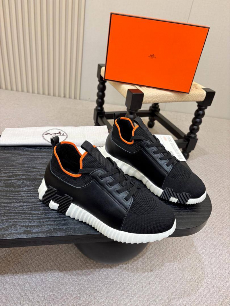 Hermes Мужские кроссовки Depart - Black