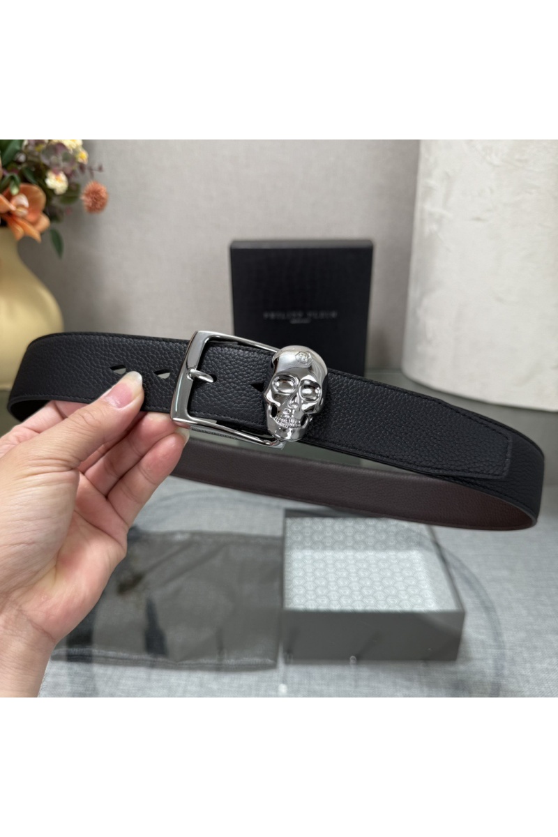 Philliр Рlеin Кожаный ремень Skull premium