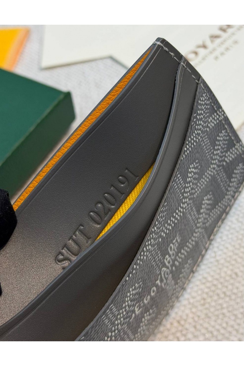 Designer Clothing Кожаный кардхолдер Goyard Saint Sulpice premium 10.5x7 см