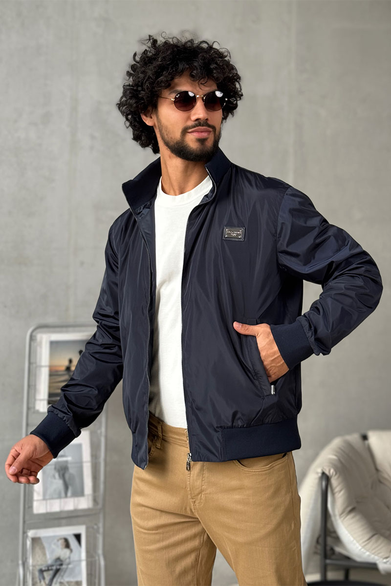 Dоlсе & Gаbbаnа Мужская тёмно-синяя ветровка