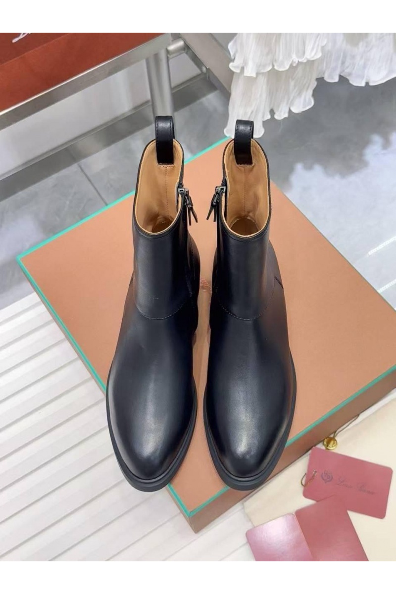Loro Piana Женские кожаные сапоги premium