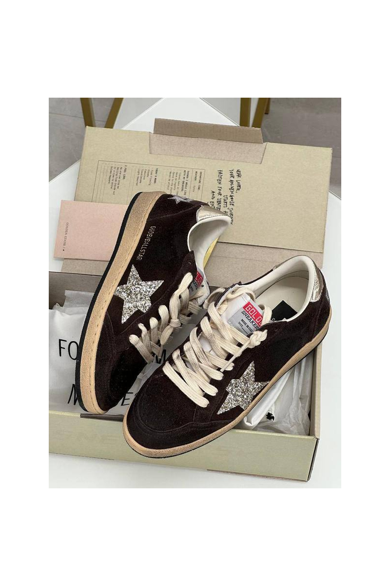 Designer Clothing Женские кожаные кроссовки Golden Goose Ball Star premium