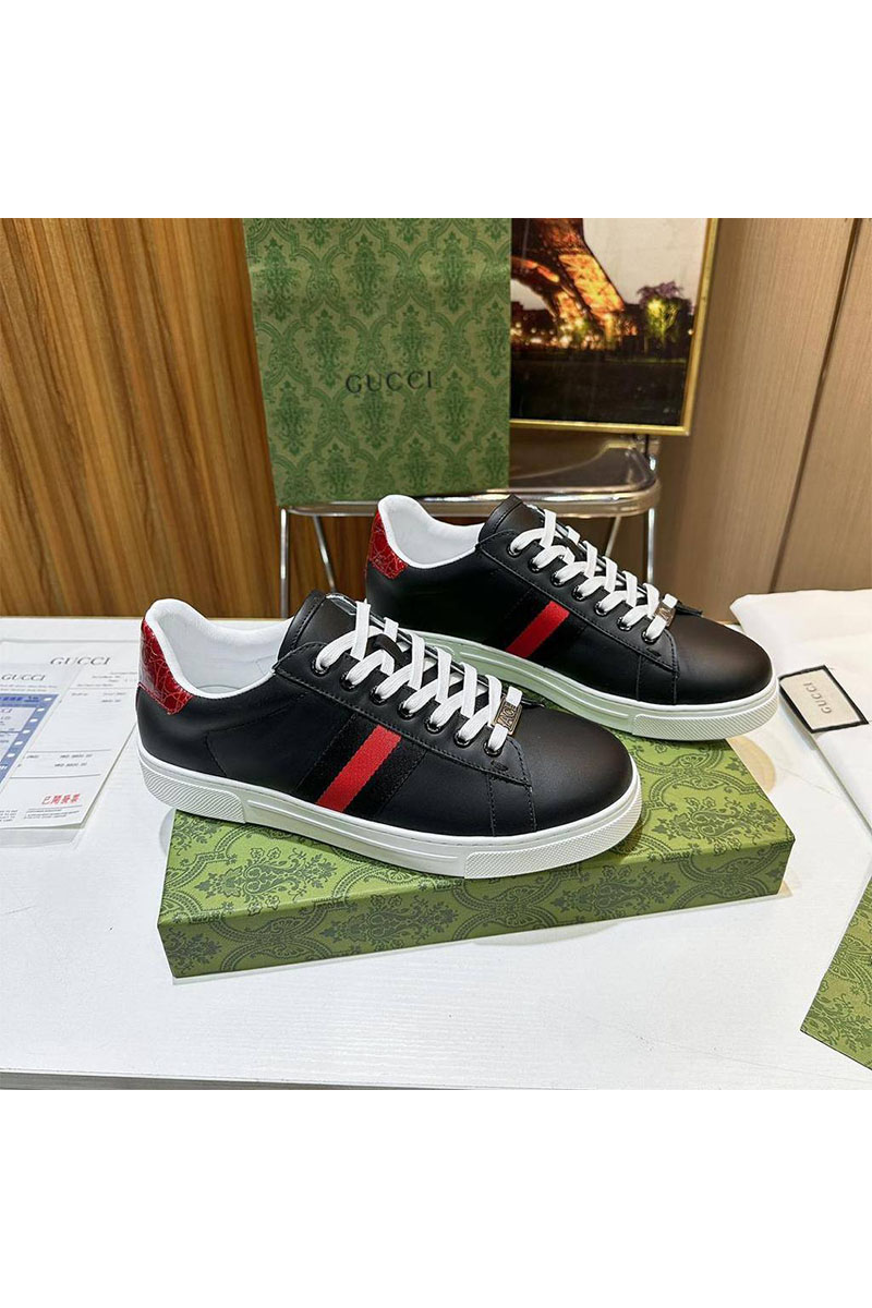 Gucci Мужские кроссовки Ace - Black