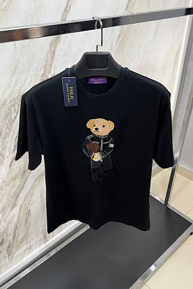 Мужская чёрная футболка "Bear"