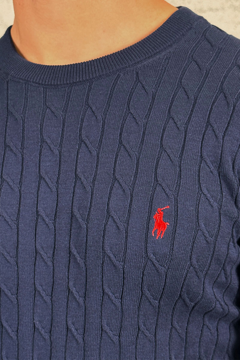 Polo Ralph Lauren Мужской джемпер cable-knit - Navy