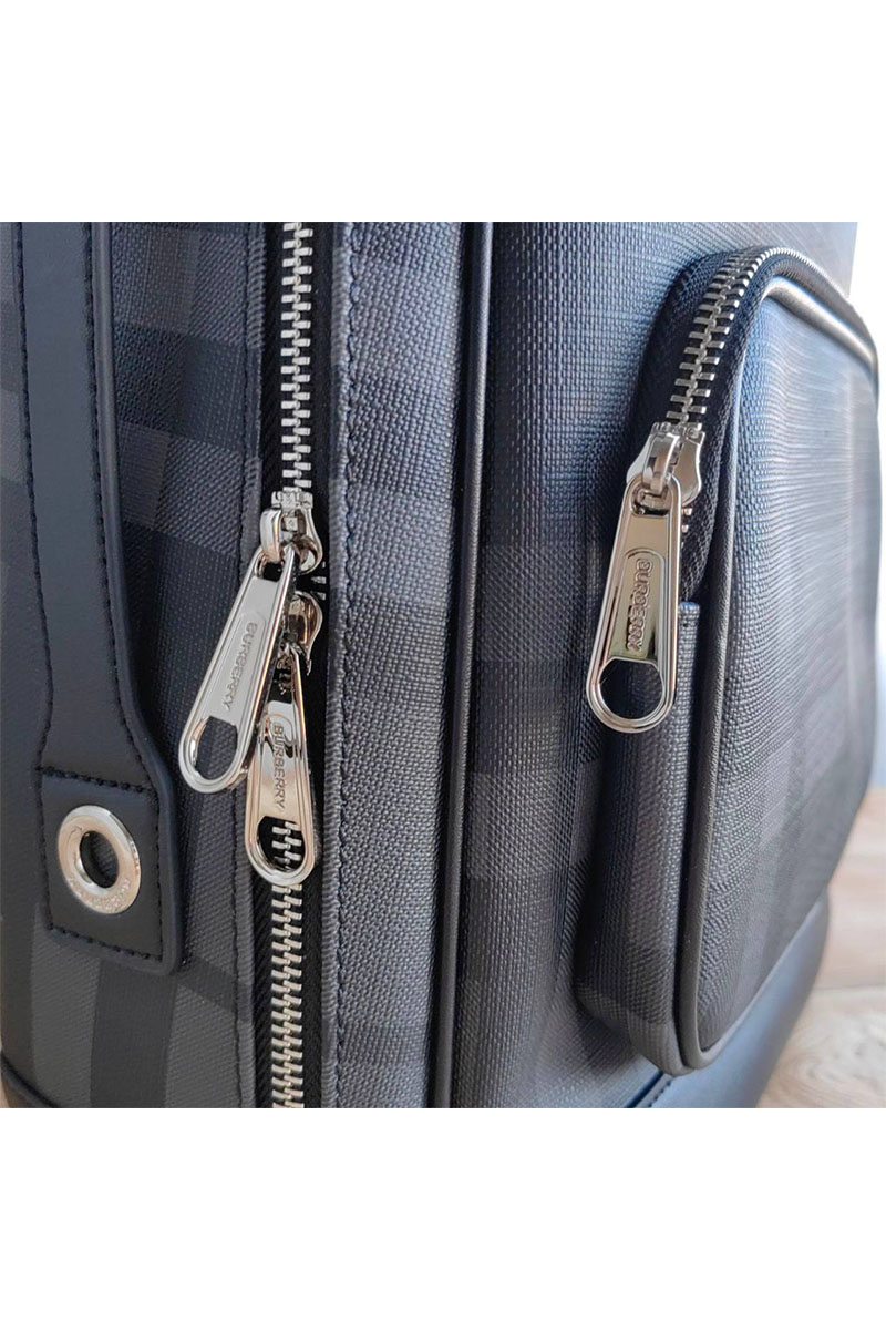 Burberry Кожаный рюкзак London Check 35х30 см