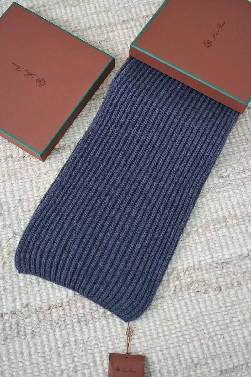 Loro Piana Кашемировый шарф premium - Light Blue