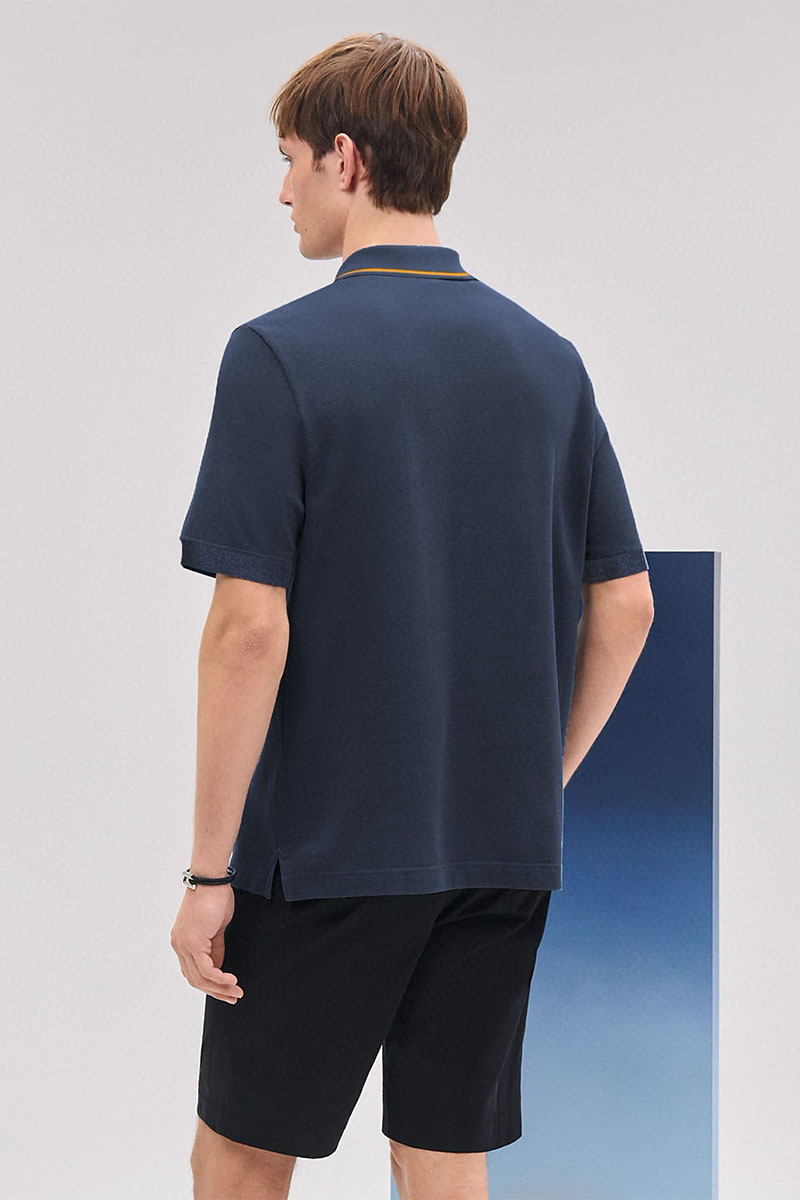 Hermes Мужское поло Premium - Navy