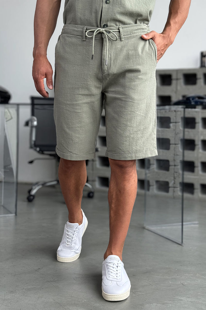 Loro Piana Мужской костюм цвета хаки