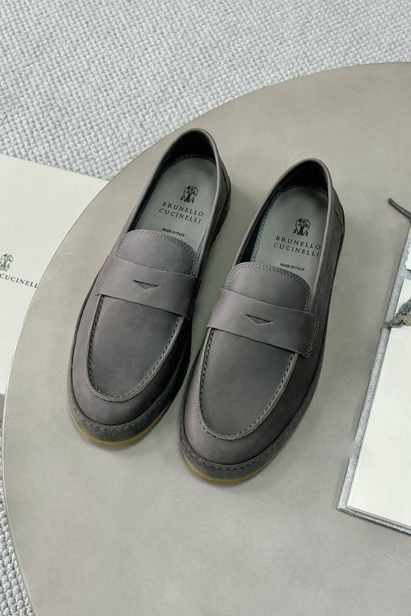 Designer Мужские кожаные лоферы Premium